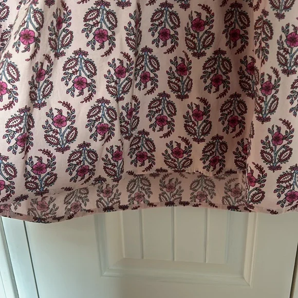 J.Crew Pink Floral Blouse - Picture 6 of 7